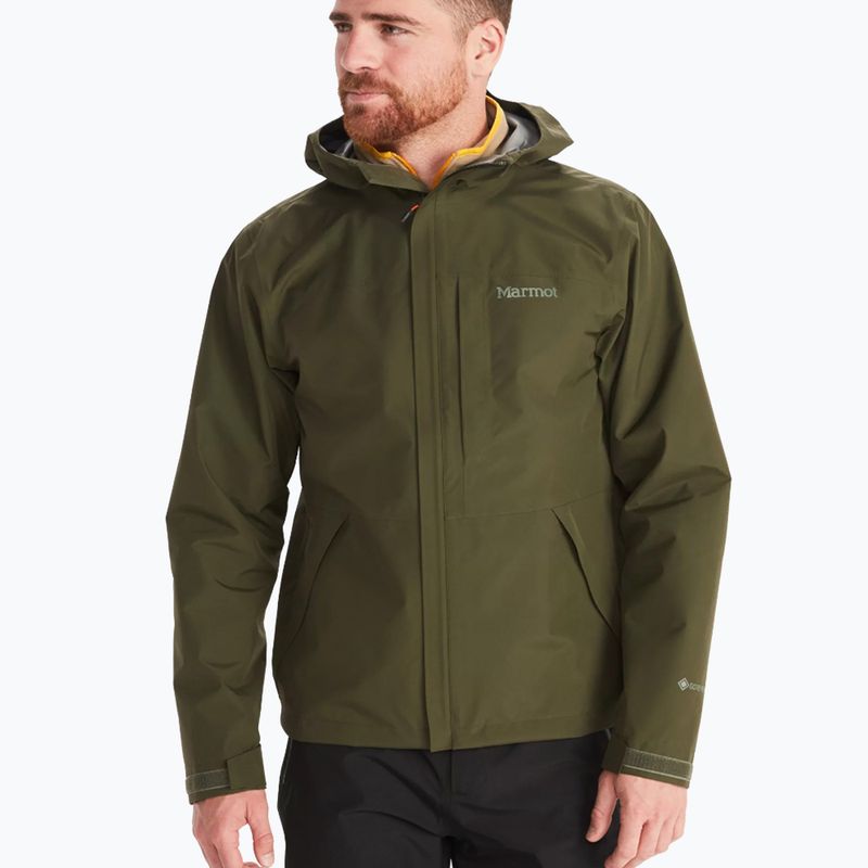 Marmot Minimalist GORE-TEX vyriška striukė nuo lietaus žalia M12681