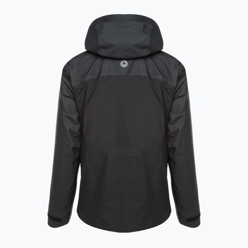 Marmot Mitre Peak moteriška striukė nuo lietaus juoda M12687001 4