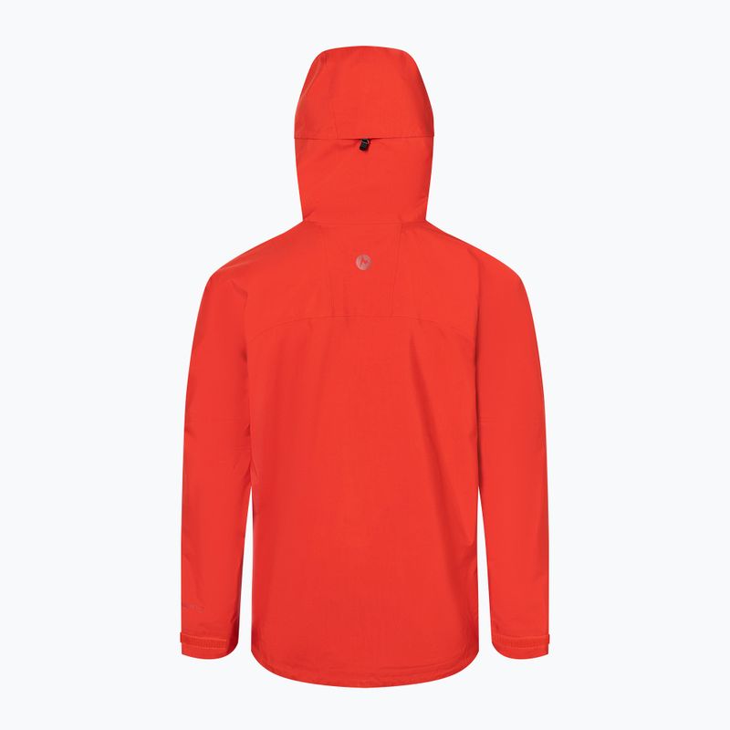 Marmot Alpinist Gore Tex vyriška striukė nuo lietaus raudona M12348 2
