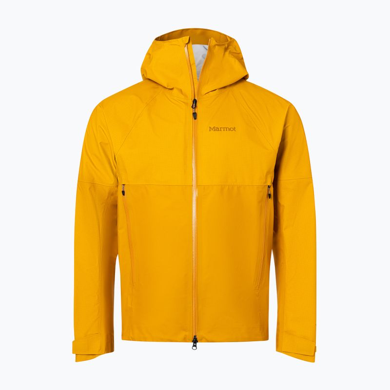 Vyriška Marmot Mitre Peak Gore Tex trekingo striukė geltona M12685