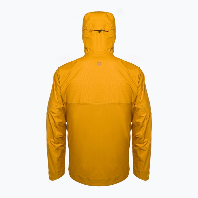 Vyriška Marmot Mitre Peak Gore Tex trekingo striukė geltona M12685 3