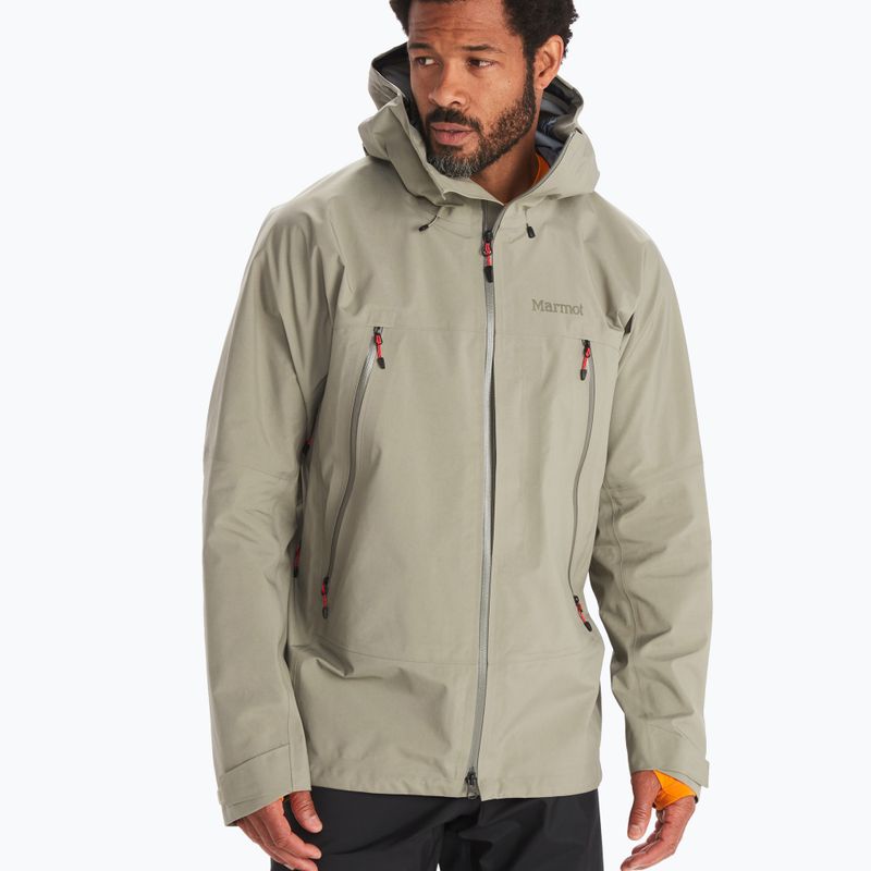 Vyriška Marmot Alpinist GORE-TEX pilka striukė nuo lietaus M1234821543 7