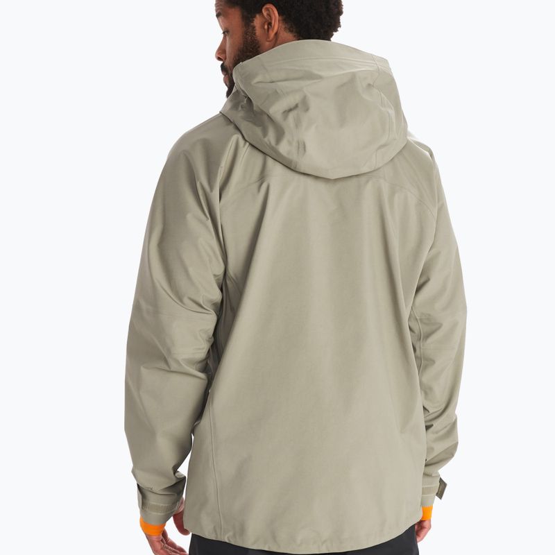 Vyriška Marmot Alpinist GORE-TEX pilka striukė nuo lietaus M1234821543 8