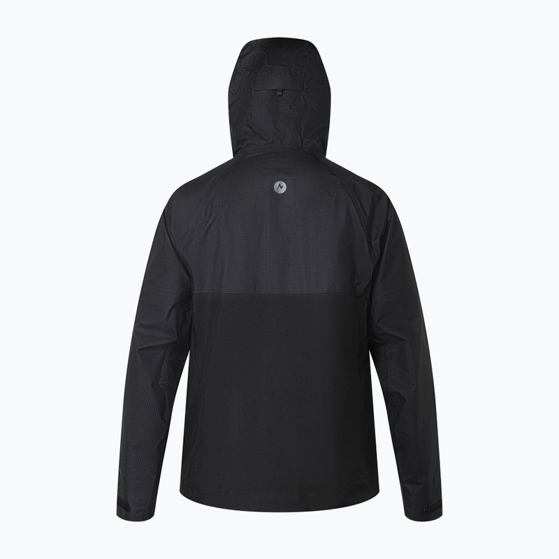 Marmot Mitre Peak GTX vyriška striukė nuo lietaus juoda M12685-001 6