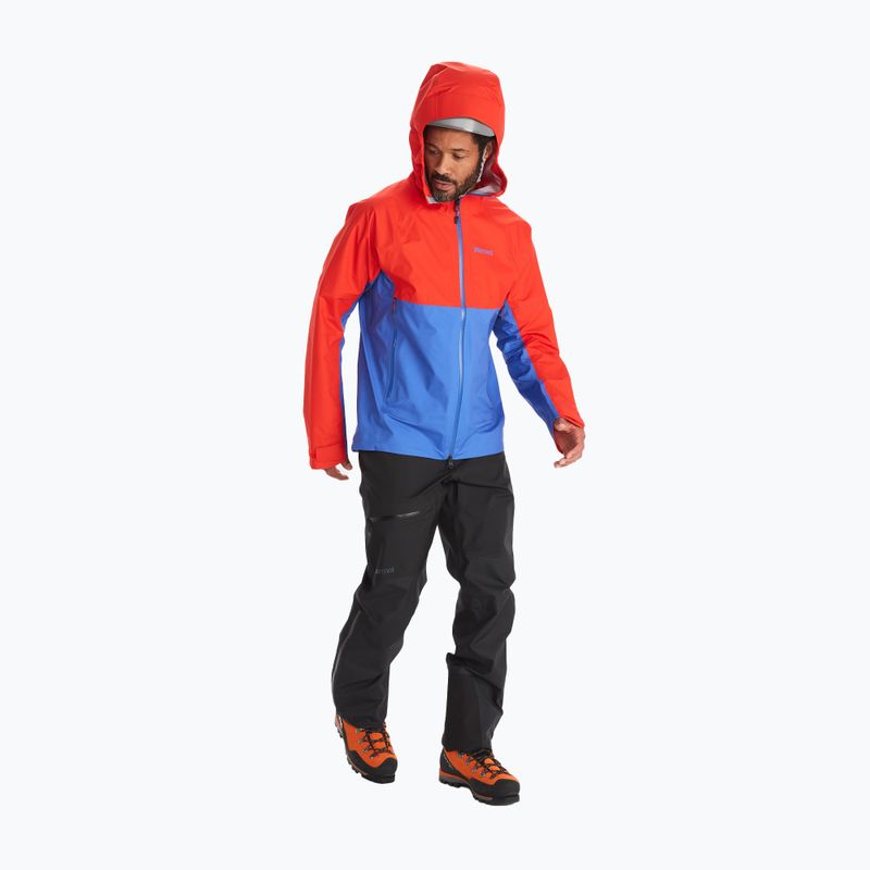 Marmot Mitre Peak GTX vyriška striukė nuo lietaus raudonai mėlyna M12685-21750 3