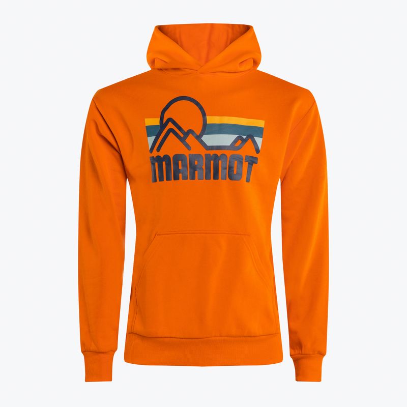 Vyriški Marmot Coastal Hoody trekkinginiai džemperiai orange M14258215