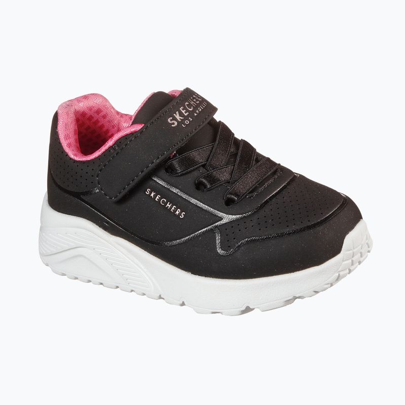 Vaikiški batai SKECHERS Uno Lite juoda/rožinė auksinė 8