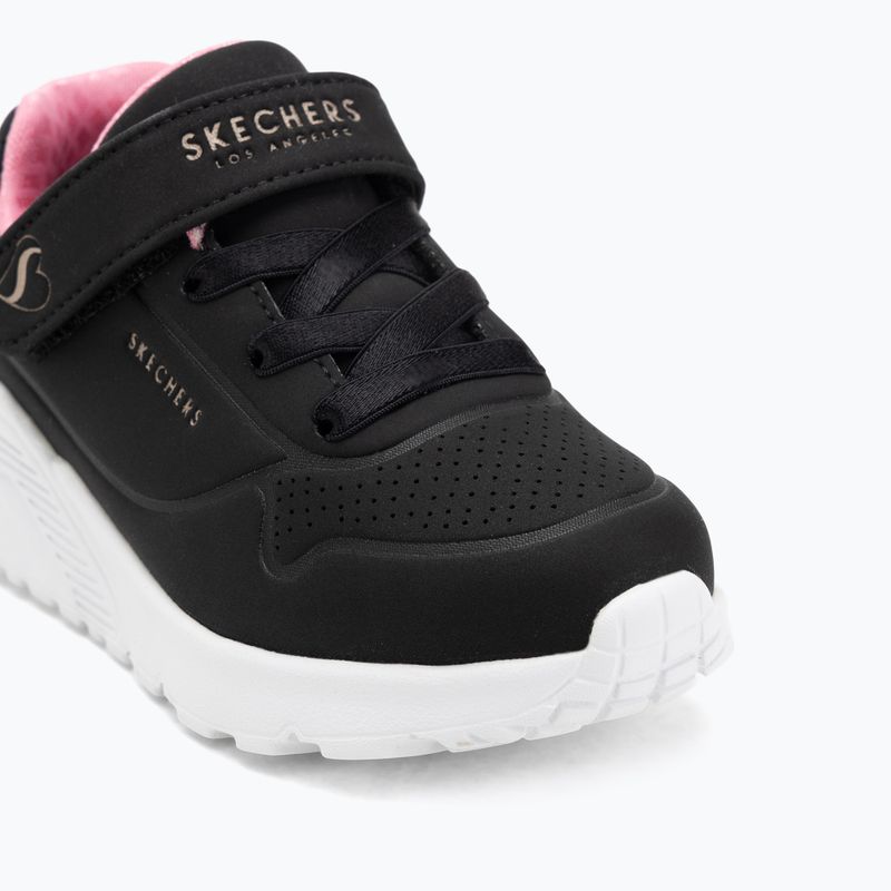 Vaikiški batai SKECHERS Uno Lite juoda/rožinė auksinė 7