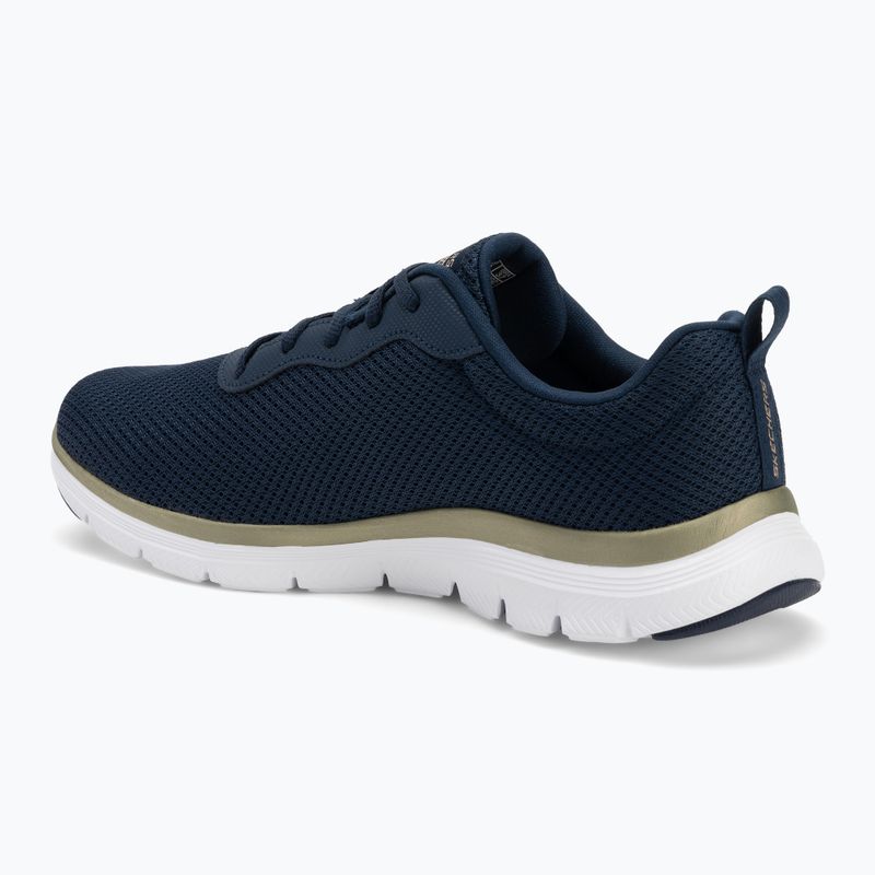 Moteriški batai SKECHERS Flex Appeal 4.0 Brilliant View navy/gold 3