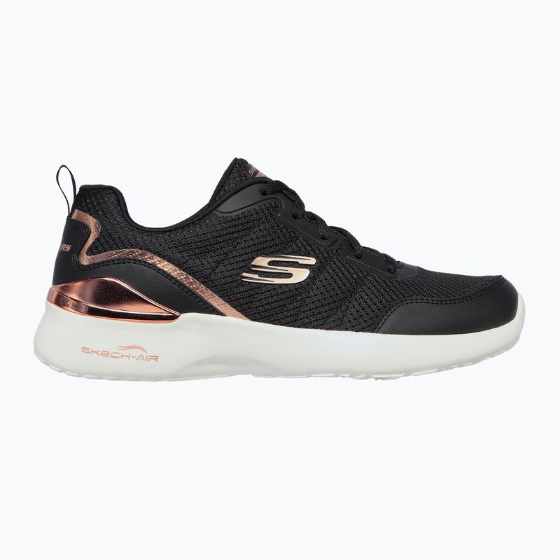 Moteriški treniruočių bateliai SKECHERS Skech-Air Dynamight The Halcyon black/rose gold 7