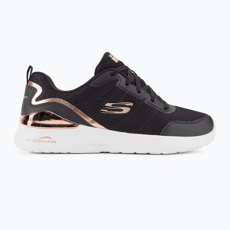 Moteriški treniruočių bateliai SKECHERS Skech-Air Dynamight The Halcyon black/rose gold 2