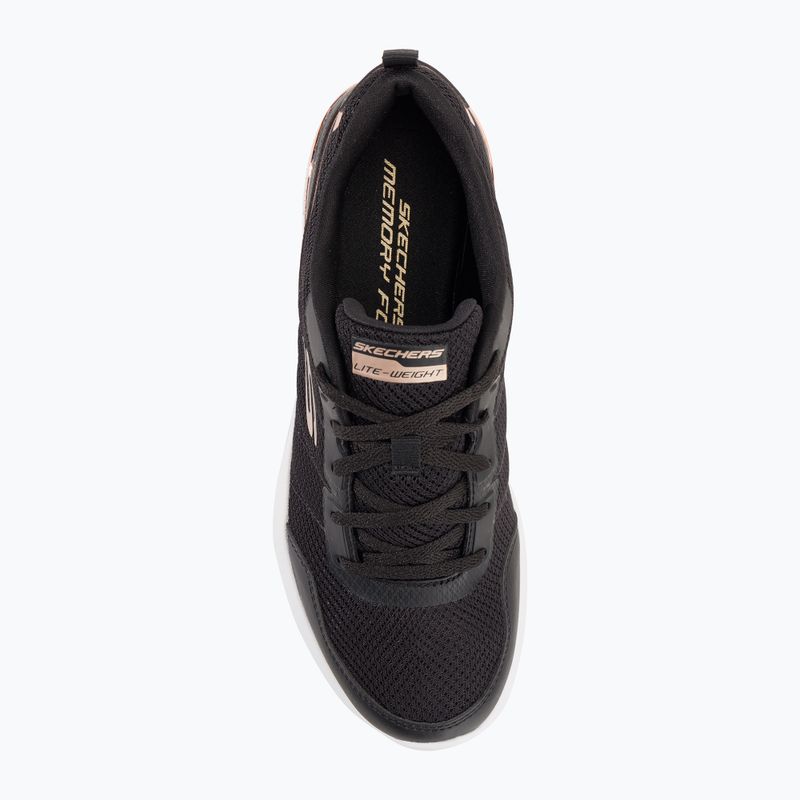Moteriški treniruočių bateliai SKECHERS Skech-Air Dynamight The Halcyon black/rose gold 6