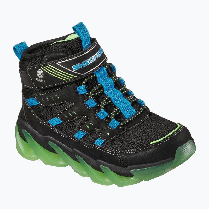 SKECHERS vaikiški batai Mega-Surge Flash Breeze black/blue/lime 8