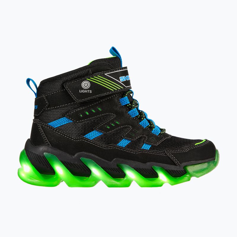 SKECHERS vaikiški batai Mega-Surge Flash Breeze black/blue/lime 9