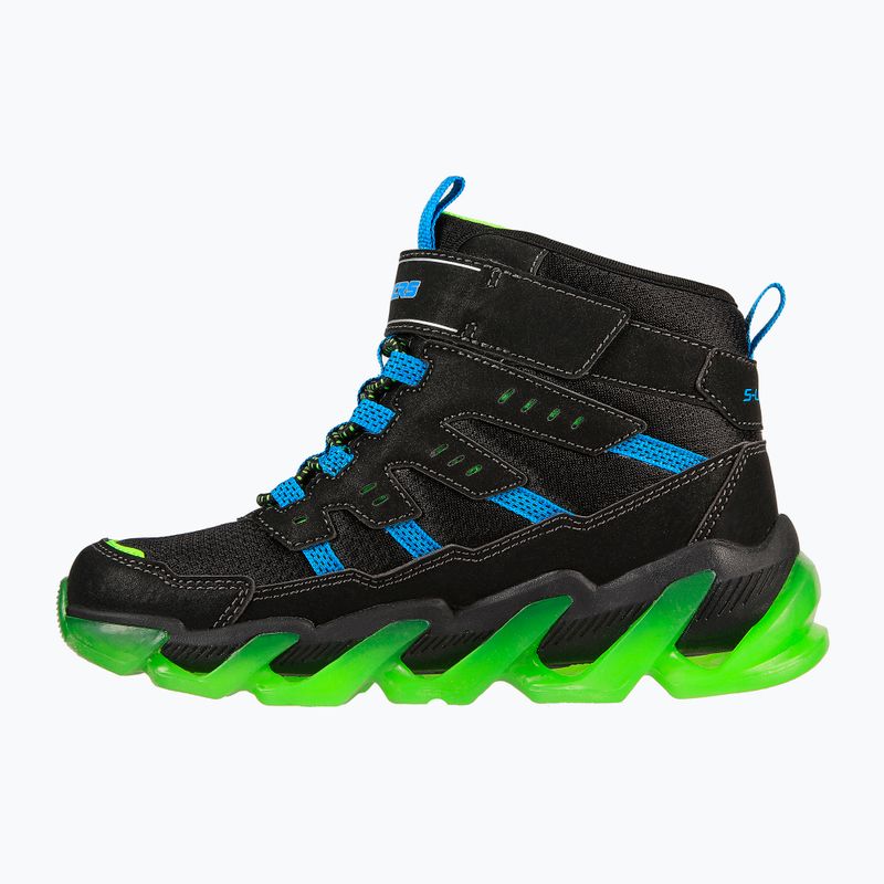 SKECHERS vaikiški batai Mega-Surge Flash Breeze black/blue/lime 10