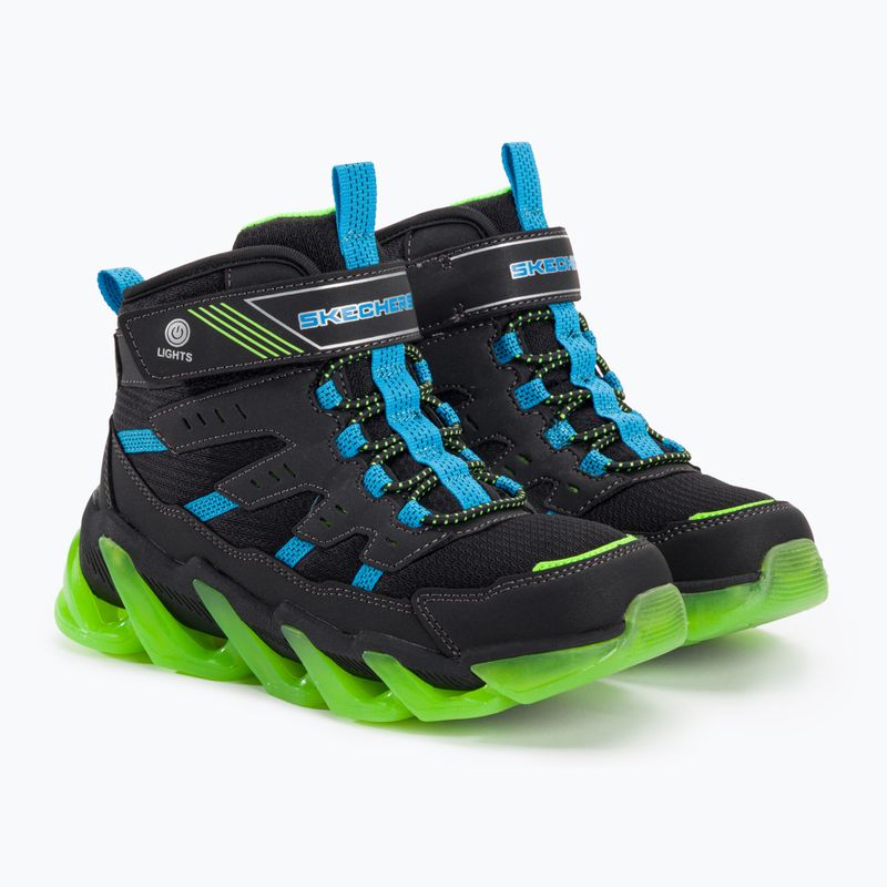 SKECHERS vaikiški batai Mega-Surge Flash Breeze black/blue/lime 4