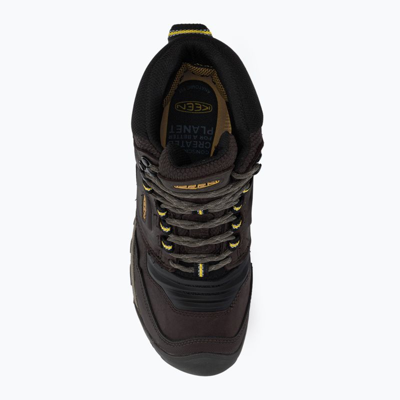 KEEN Ridge Flex Mid vyriški trekingo batai rudos spalvos 1026614 6