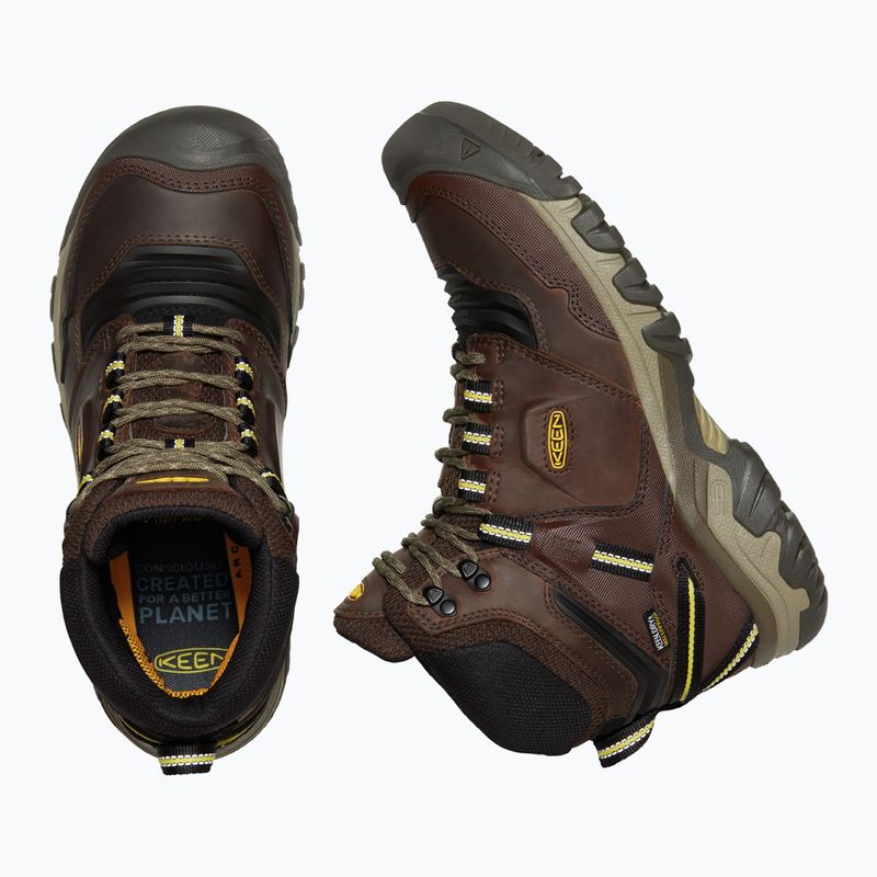 KEEN Ridge Flex Mid vyriški trekingo batai rudos spalvos 1026614 14