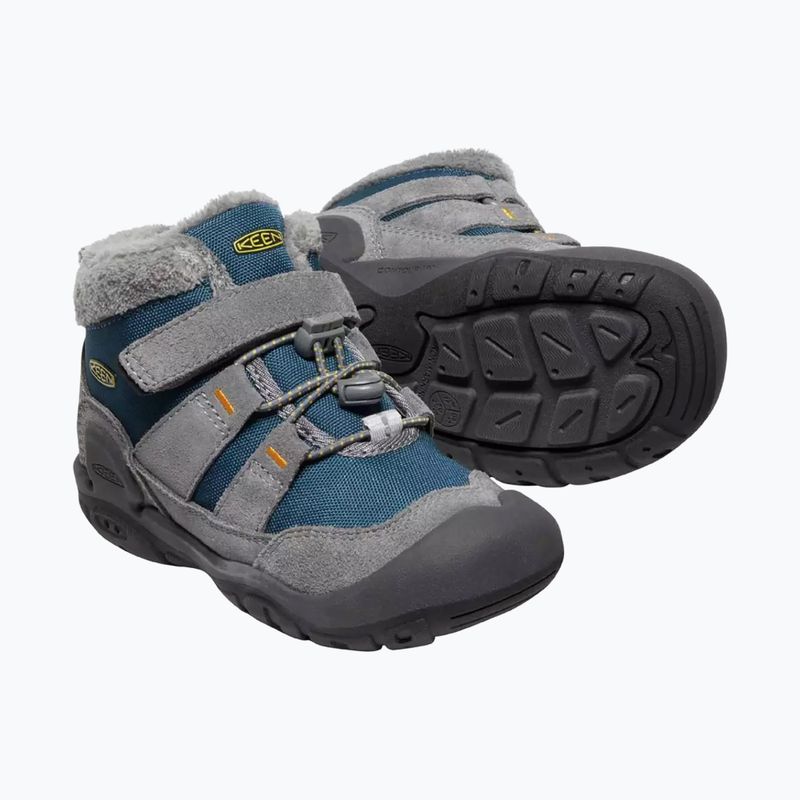 KEEN Knotch Chukka vaikiški trekingo batai mėlyni 1026739 3