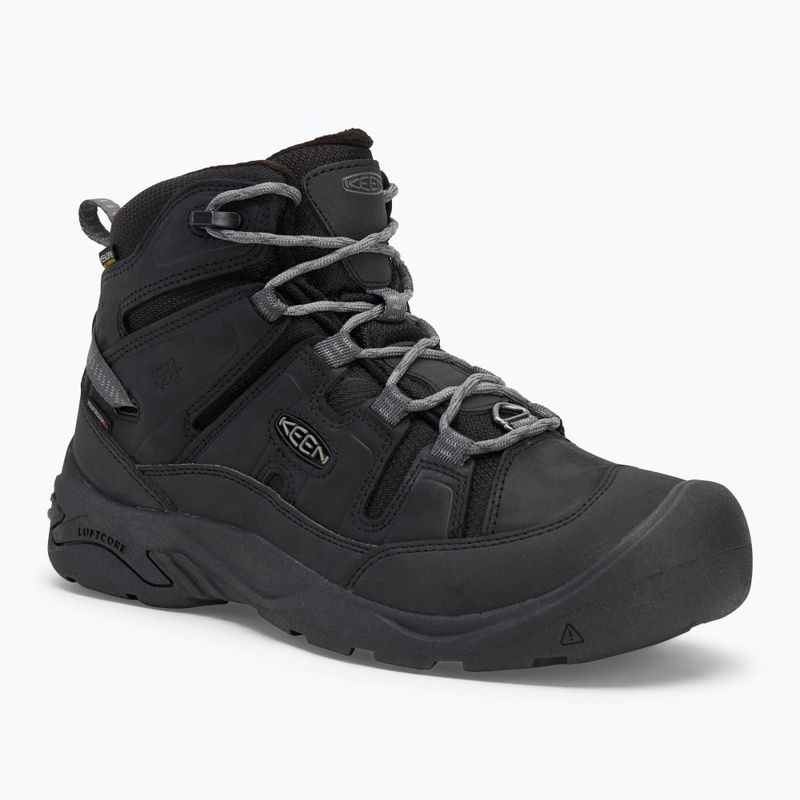 Vyriški turistiniai batai KEEN Circadia Mid Polar black/steel grey