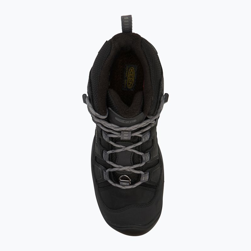 Vyriški turistiniai batai KEEN Circadia Mid Polar black/steel grey 5