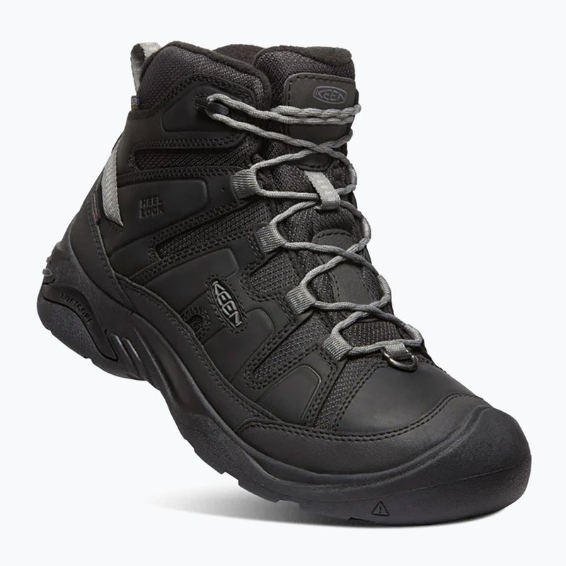Vyriški turistiniai batai KEEN Circadia Mid Polar black/steel grey 8