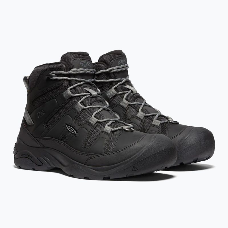 Vyriški turistiniai batai KEEN Circadia Mid Polar black/steel grey 10
