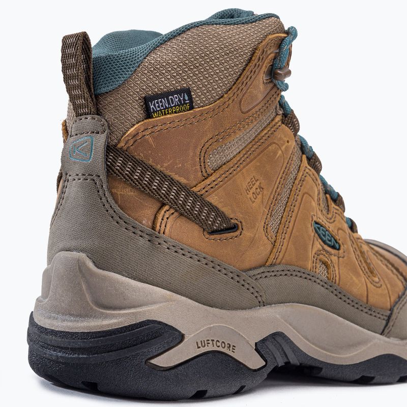 Moteriški trekingo batai KEEN Circadia Mid Wp brown 1026764 8
