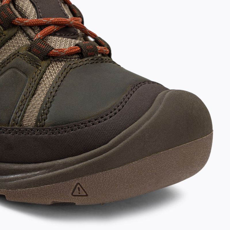 Vyriški trekingo batai KEEN Circadia Mid Wp green-brown 1026766 7