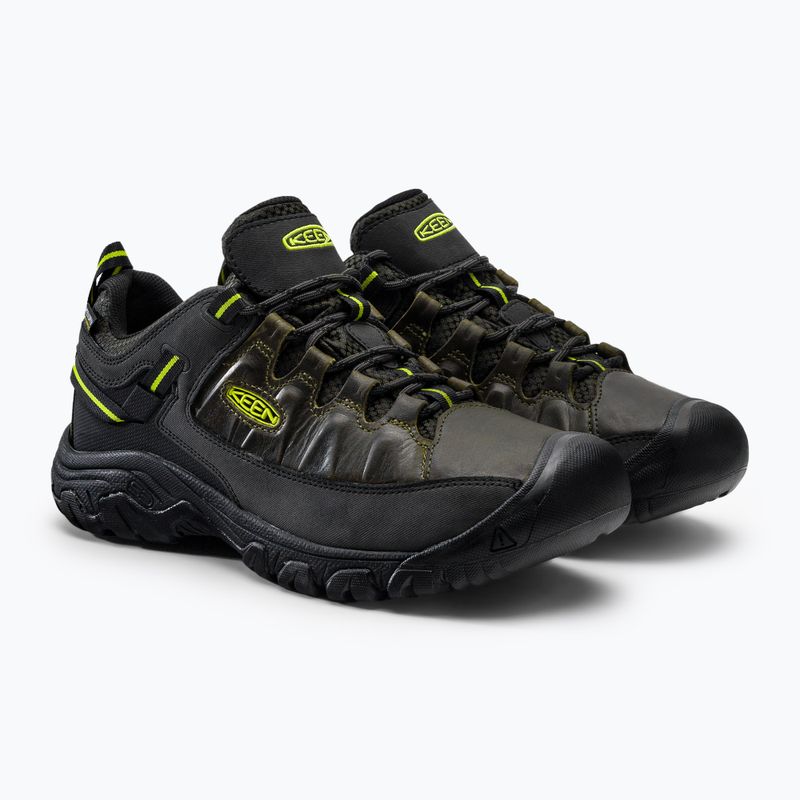 Vyriški trekingo batai KEEN Targhee III Wp green-black 1026860 5