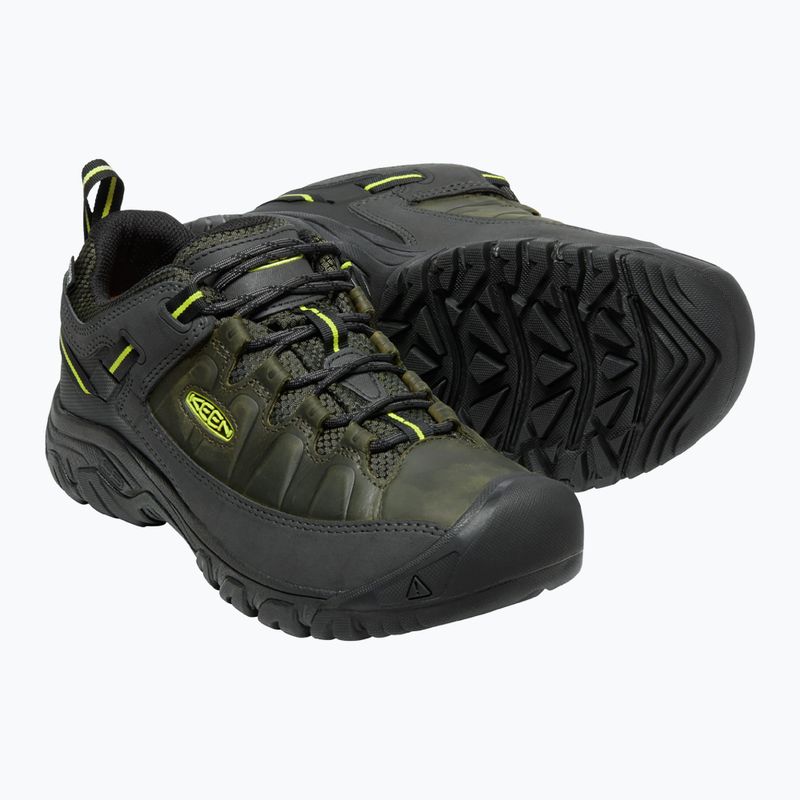 Vyriški trekingo batai KEEN Targhee III Wp green-black 1026860 12