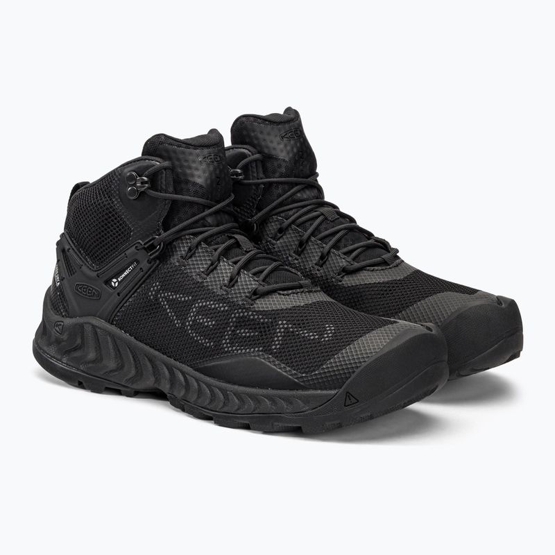 KEEN Nxis Evo Mid WP vyriški trekingo batai black 1027191 4