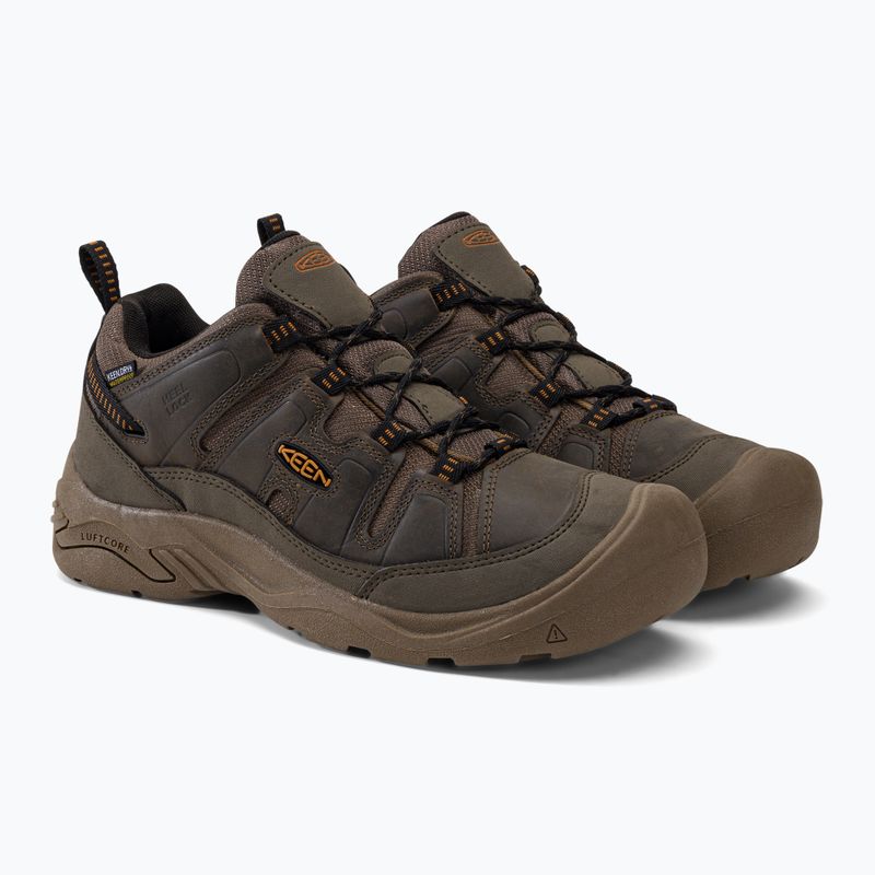 KEEN Circadia WP vyriški trekingo batai rudi 1027259 4