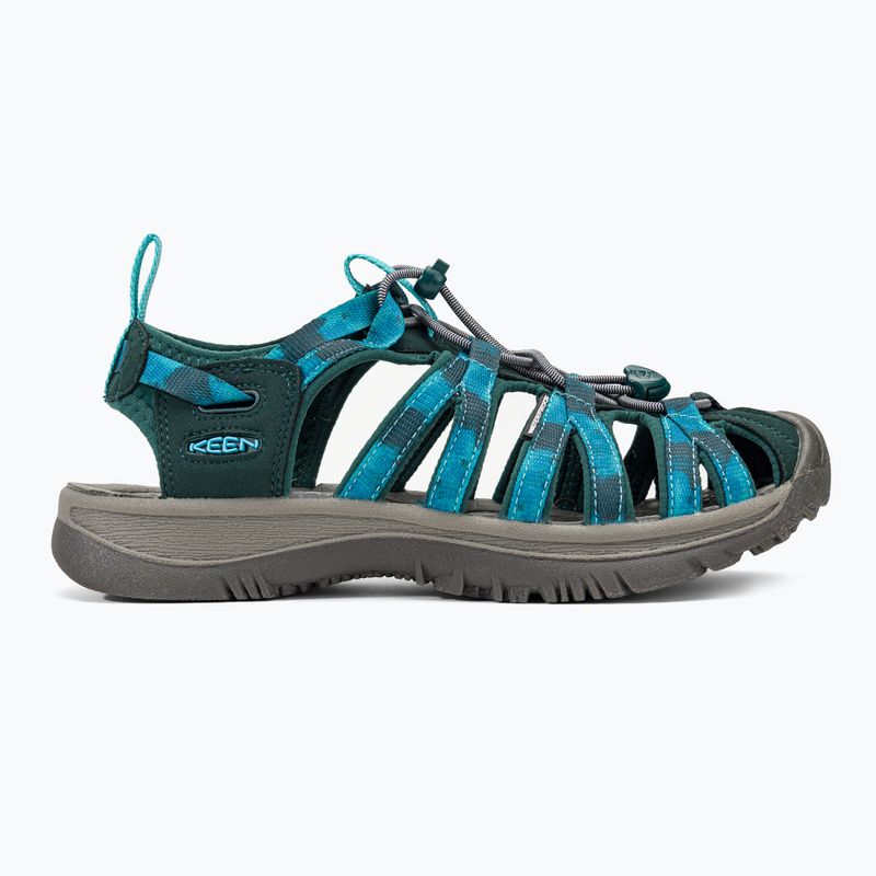 Keen Whisper Sea Moss moteriški trekingo sandalai, mėlyni 1027362 2