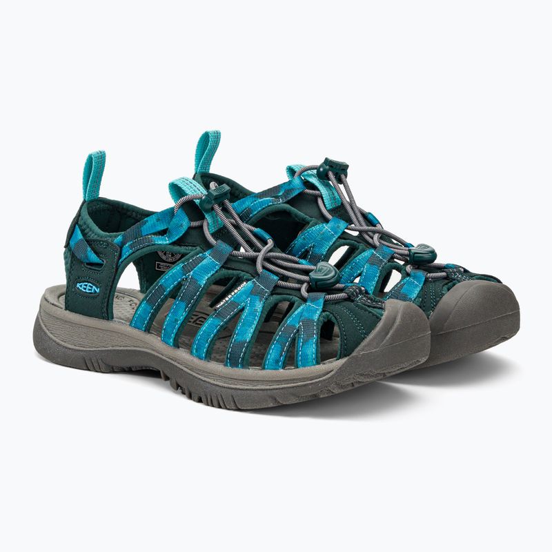 Keen Whisper Sea Moss moteriški trekingo sandalai, mėlyni 1027362 4