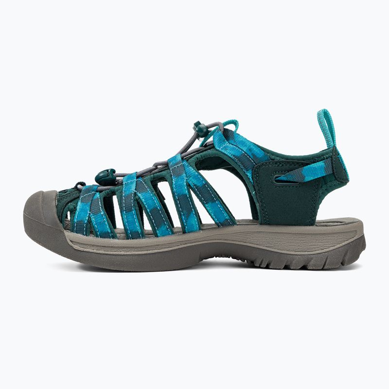 Keen Whisper Sea Moss moteriški trekingo sandalai, mėlyni 1027362 10