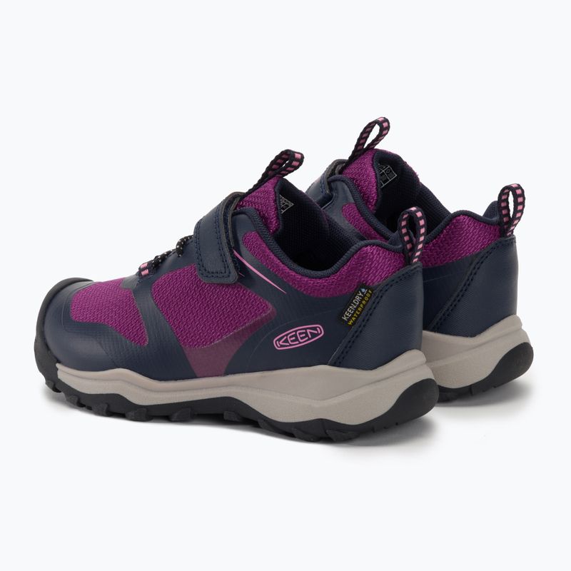 Vaikiški turistiniai batai KEEN Wanduro Low WP sky captain/charisma 3
