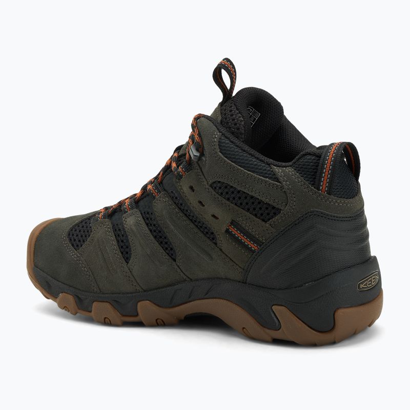 Vyriški žygio batai KEEN Headout Mid Waterproof black olive/fossil orange 3