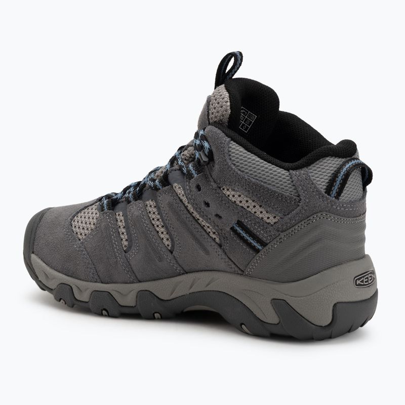 Moteriški žygio batai KEEN Headout Mid Waterproof steel grey/blue heaven 3