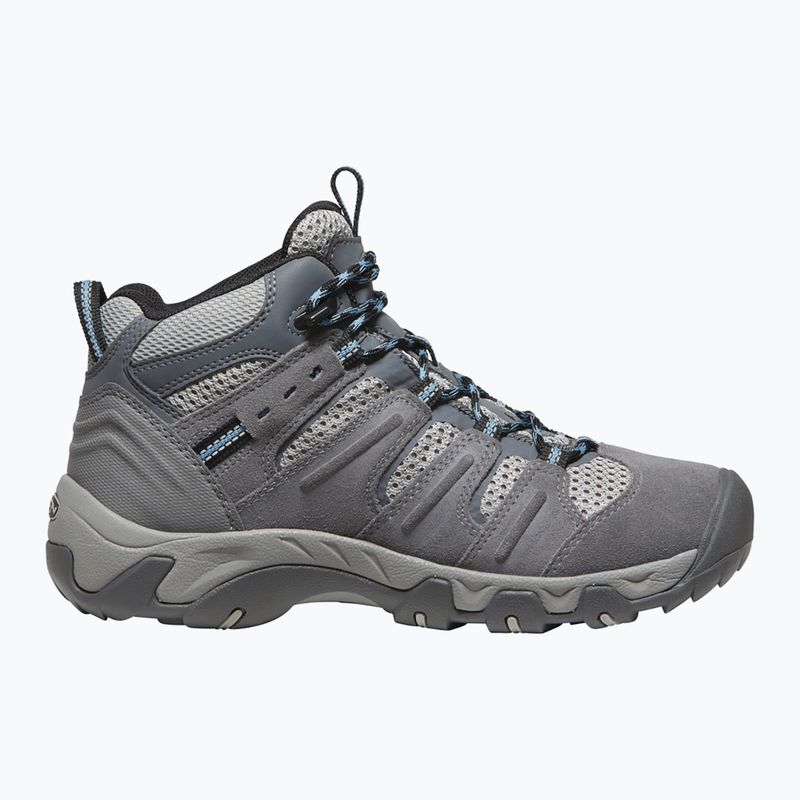 Moteriški žygio batai KEEN Headout Mid Waterproof steel grey/blue heaven 10