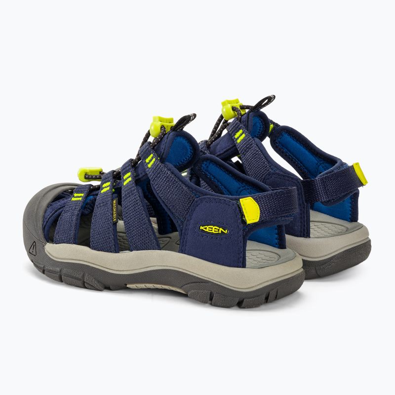 KEEN Newport Boundless navy academy/evening primrose vaikiški sandalai 3