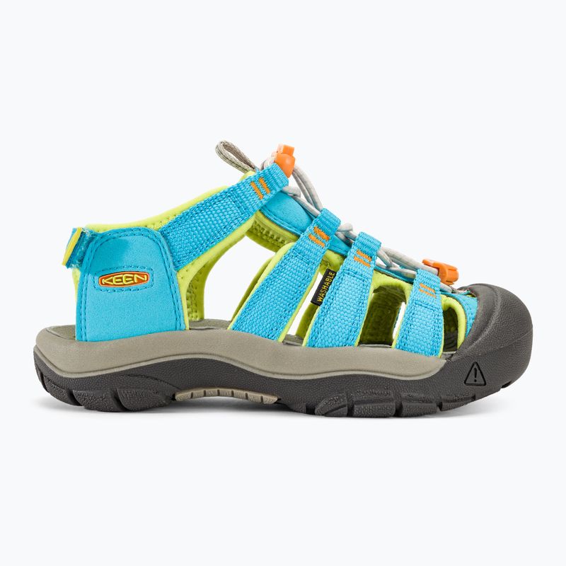 KEEN Newport Boundless blue atoll/daiquiri green vaikiški sandalai 2