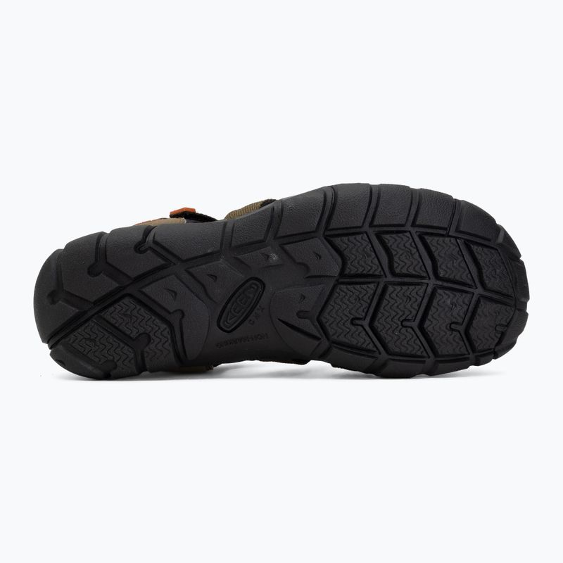 Vaikiškos basutės KEEN Seacamp II CNX dark olive/gold flame 4