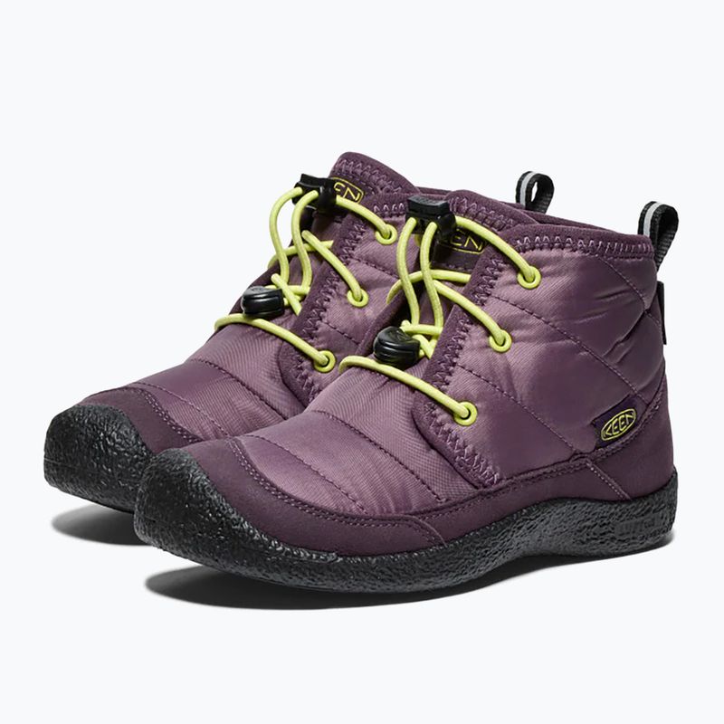 KEEN Howser II Chukka WP jaunimo batai plum perfect/daiquiri green 9
