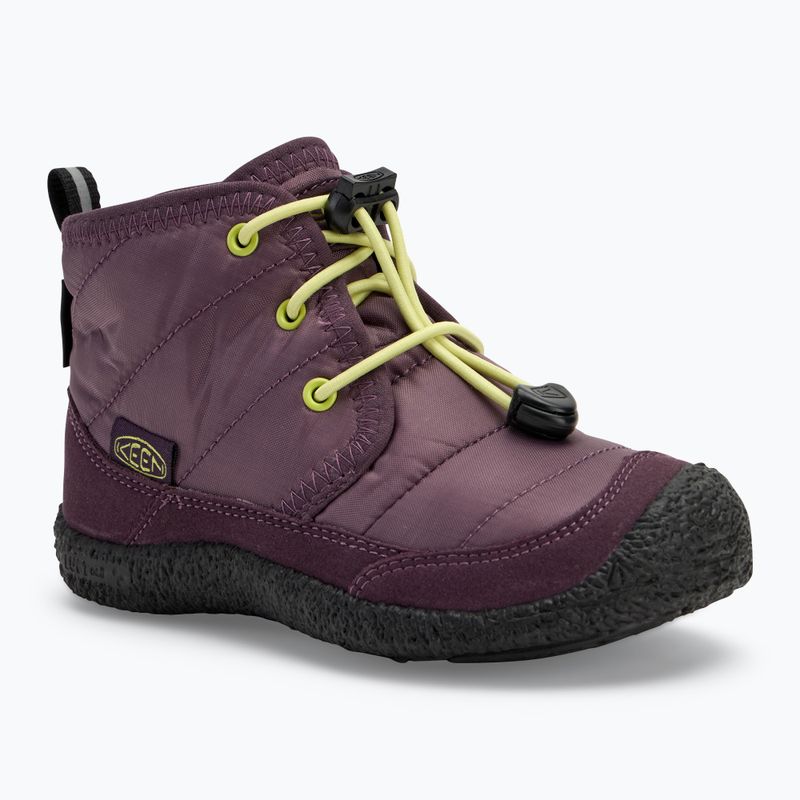 KEEN Howser II Chukka WP batai vaikams Plum perfect/daiquiri green