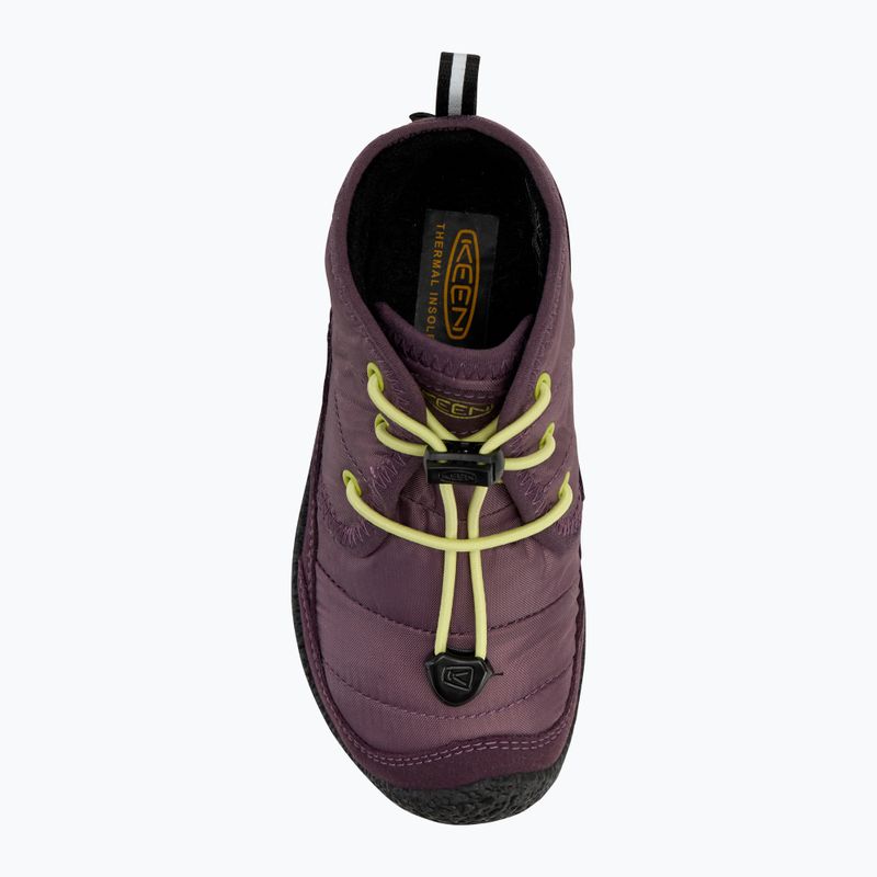 KEEN Howser II Chukka WP batai vaikams Plum perfect/daiquiri green 5