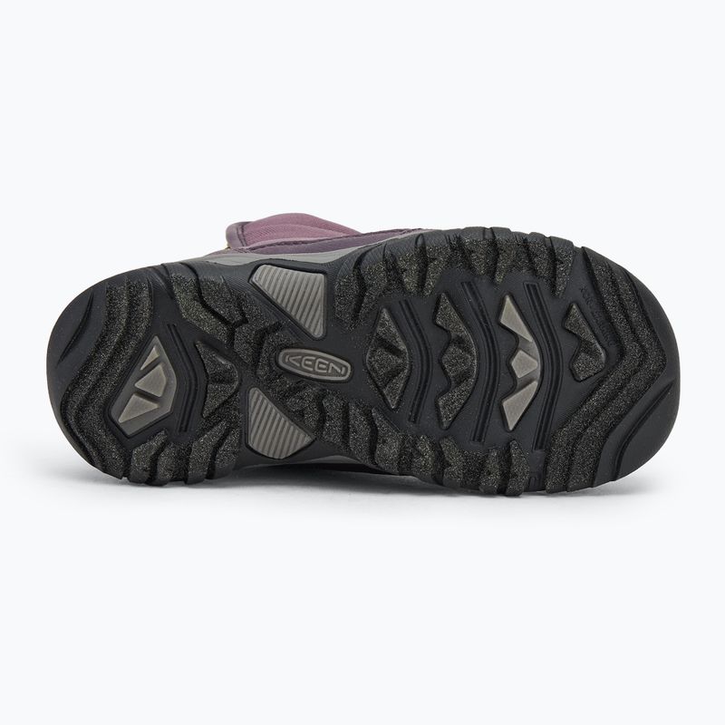 Vaikiški sniego batai KEEN Puffrider WP black plum/daiquiri green 4