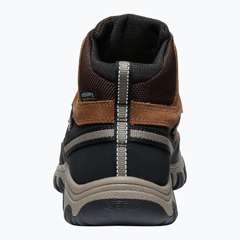 Vaikiški žygio batai KEEN Targhee IV Mid Waterproof bison/brindle 9