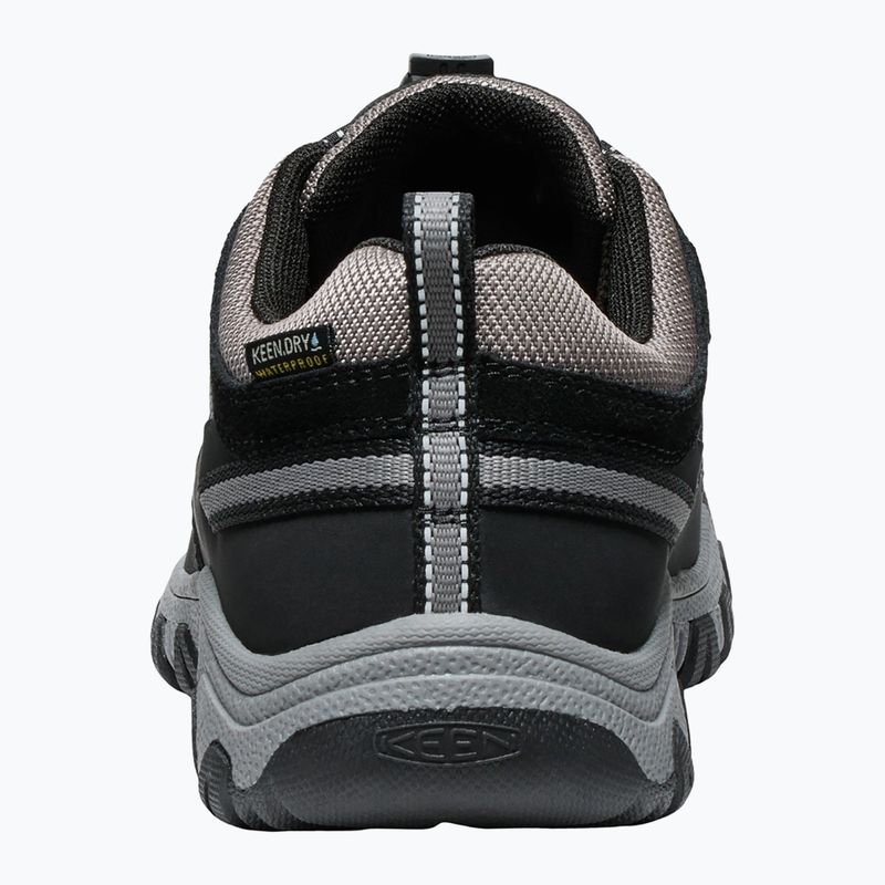 Vaikiški žygio batai KEEN Targhee IV Low Waterproof black/steel grey 5
