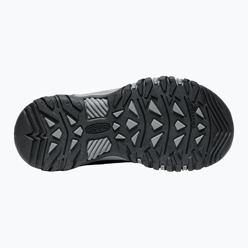 Vaikiški žygio batai KEEN Targhee IV Low Waterproof black/steel grey 7